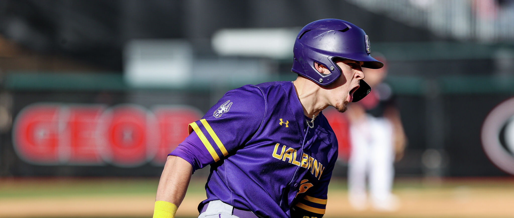Logo for the University at Albany Baseball Alumni Association
